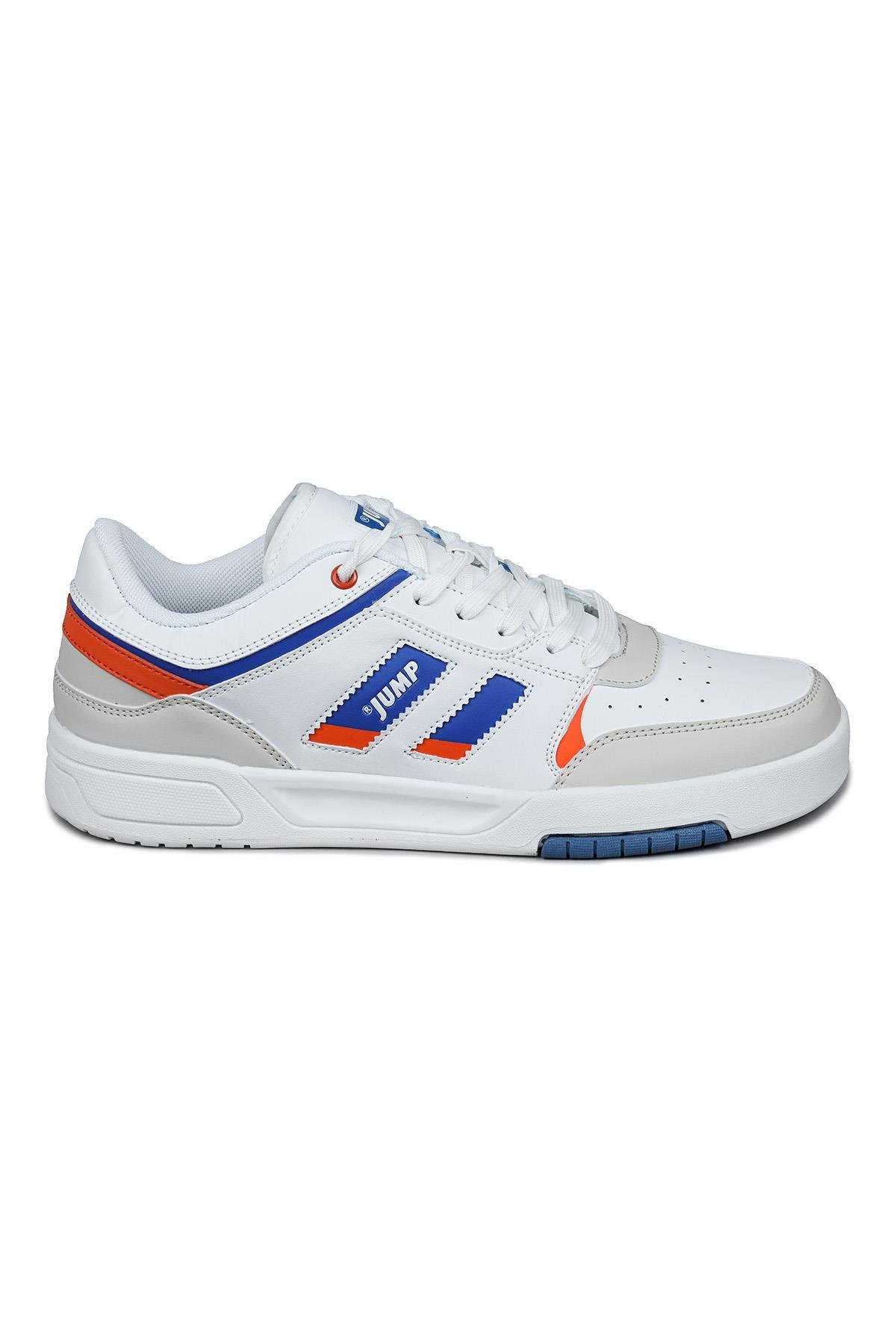 28693 Beyaz - Mavi Erkek Sneaker Günlük Spor Ayakkabı
