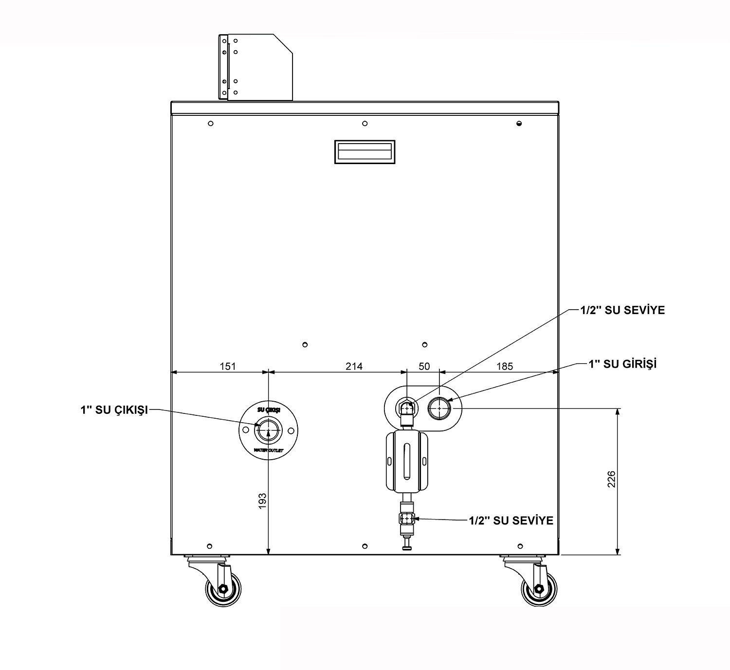 YNTC2 HAVA SOĞUTMALI CHILLER 2.3 kW