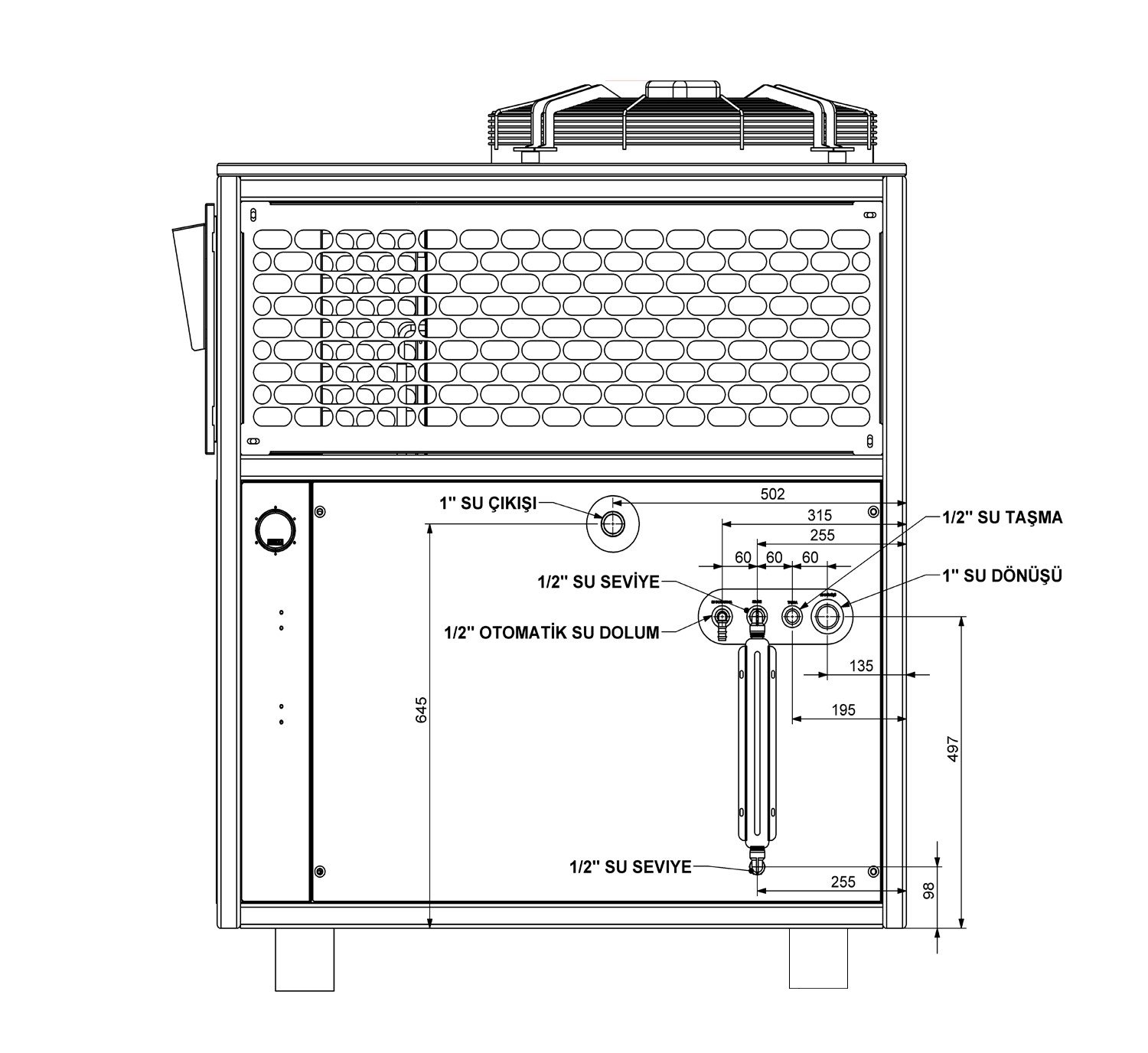 YNTC25 HAVA SOĞUTMALI CHILLER 29 kW