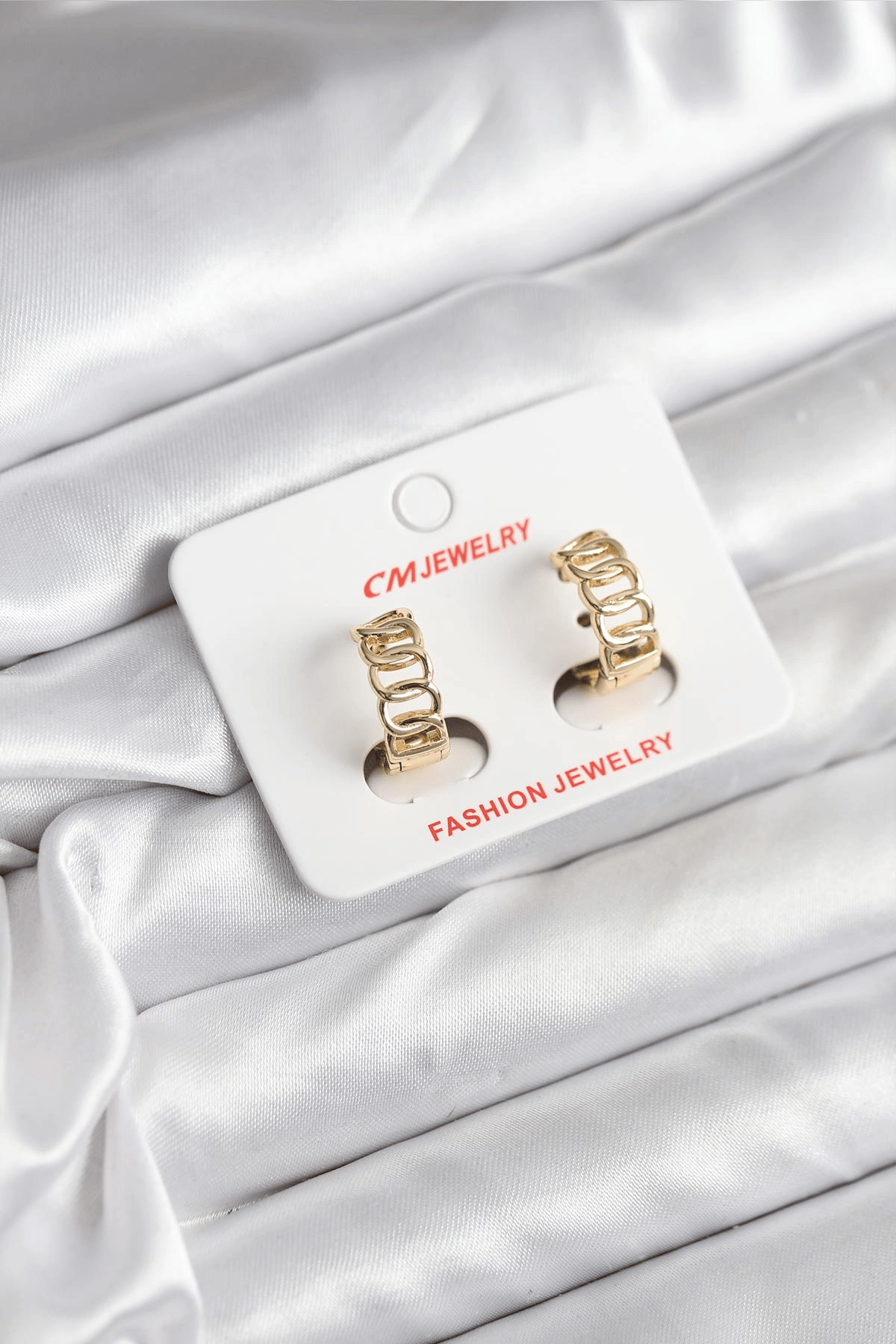 14K Gold Renk Kaplama Samanyolu Model CM Kadın Küpe