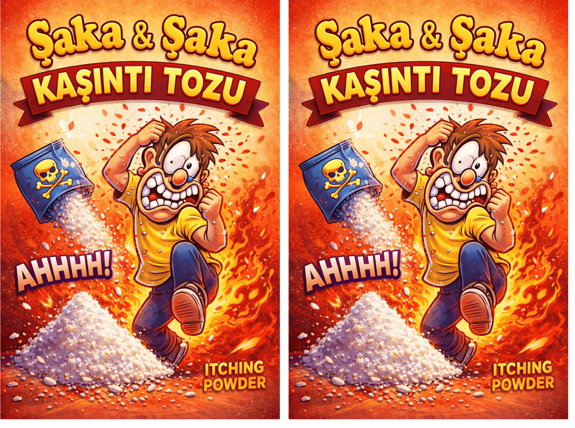 2 Adet Kaşıntı Tozu Şaka Kaşıntı Tozu Eğlence Şaka Amaçlı Toz