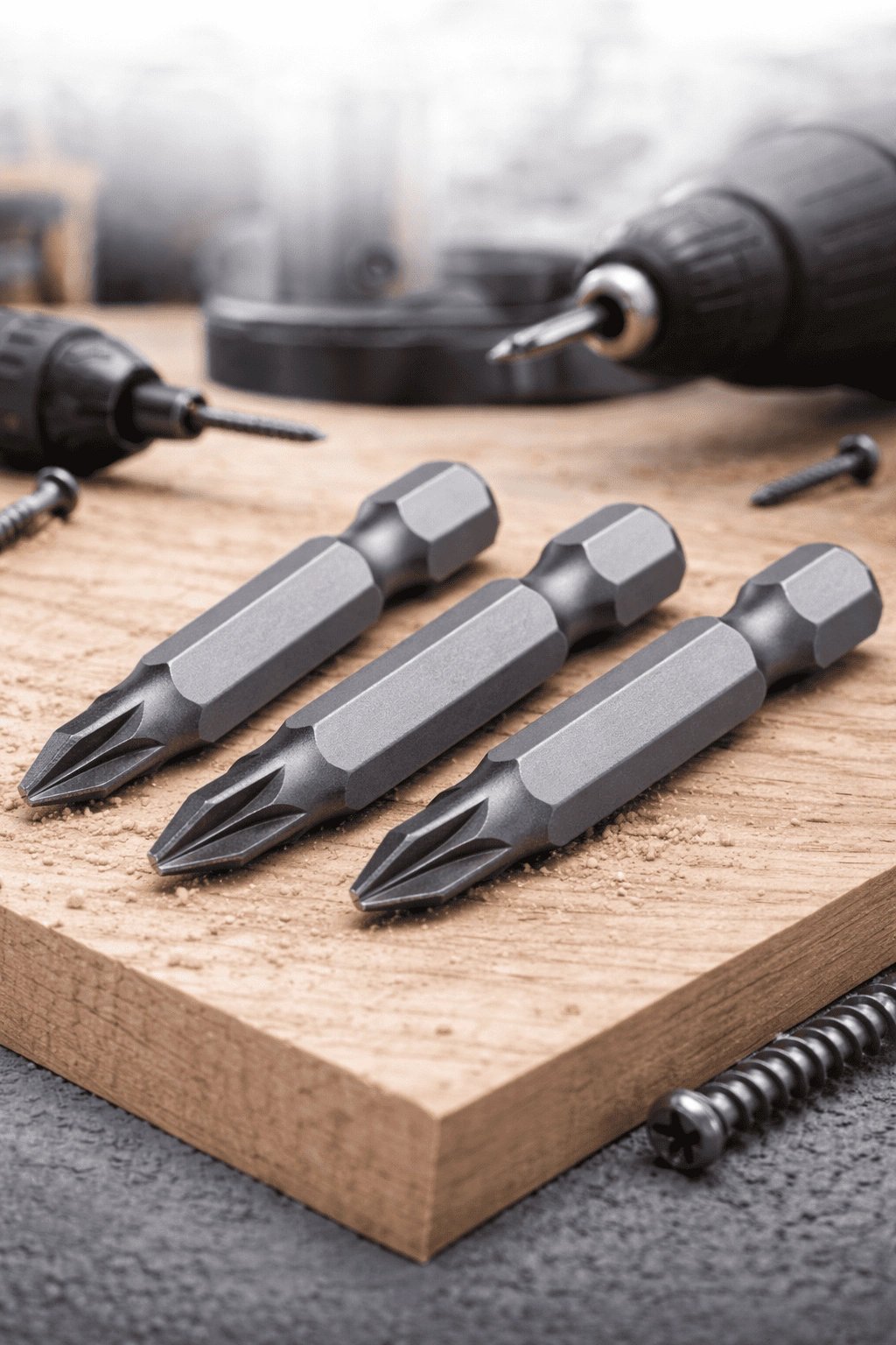 3 Adet 50 mm Yıldız Uçlu Tornavida Bits