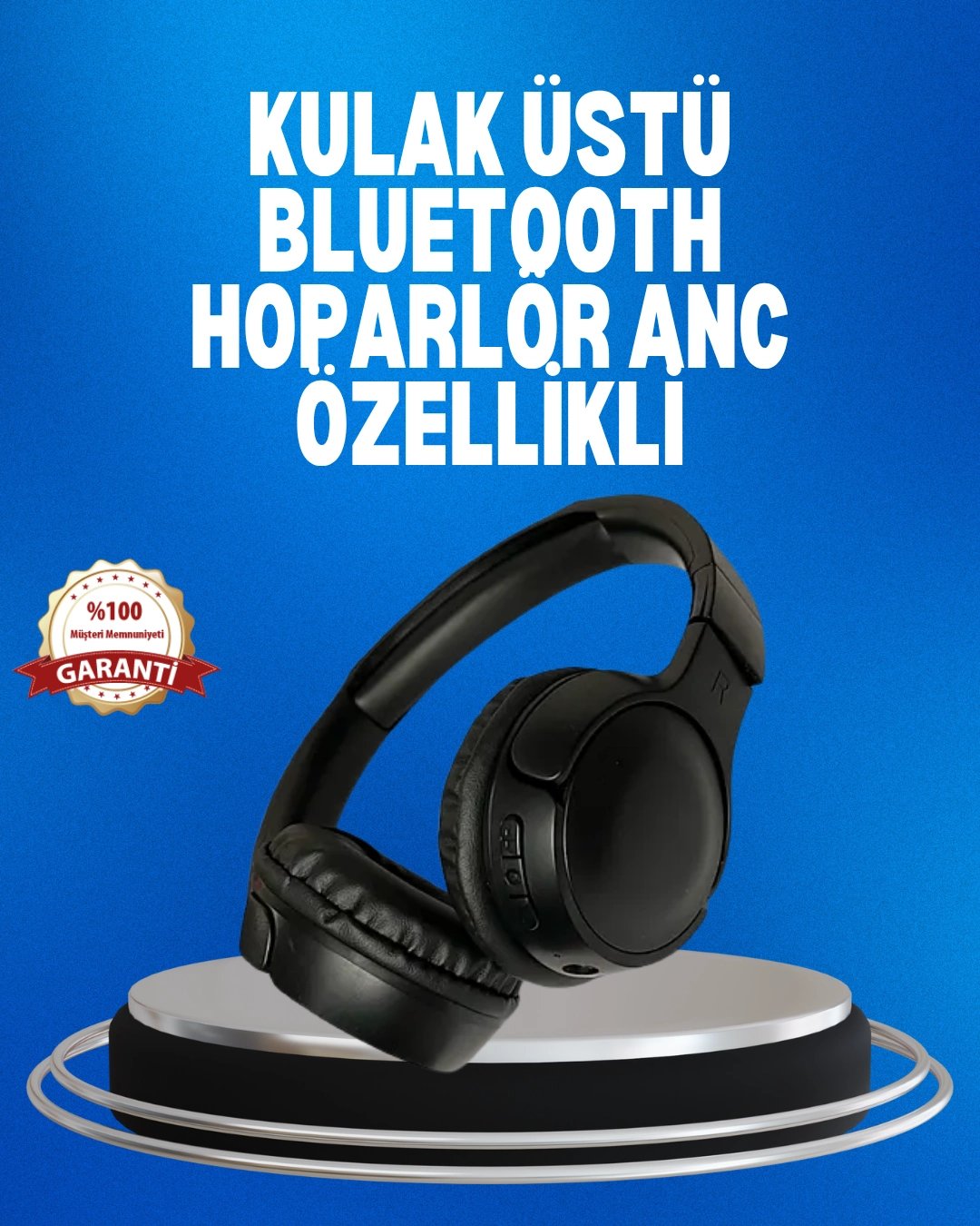 3.2 cm Sürücülü Ergonomik Kablosuz Kulaklık