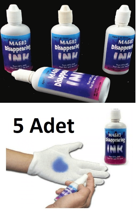 5 Adet Sihirli Şaka Mürekkebi