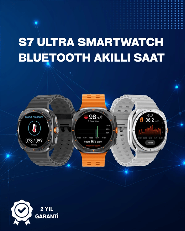 Akıllı Saat | Kalp Ritmi, Nabız ve Uyku Takibi | iOS Uyumlu