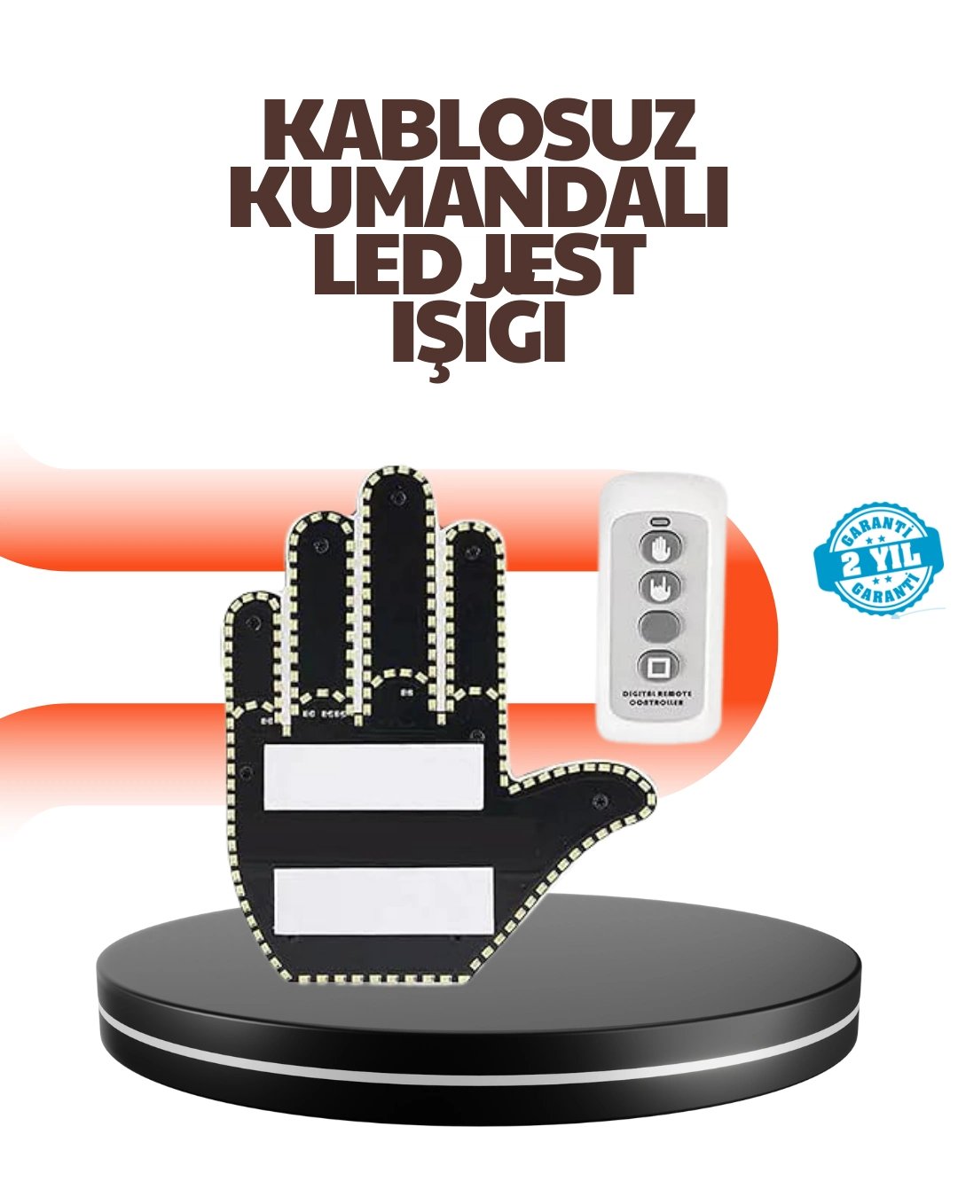 Araç İçin Eğlenceli LED El İşareti Işığı