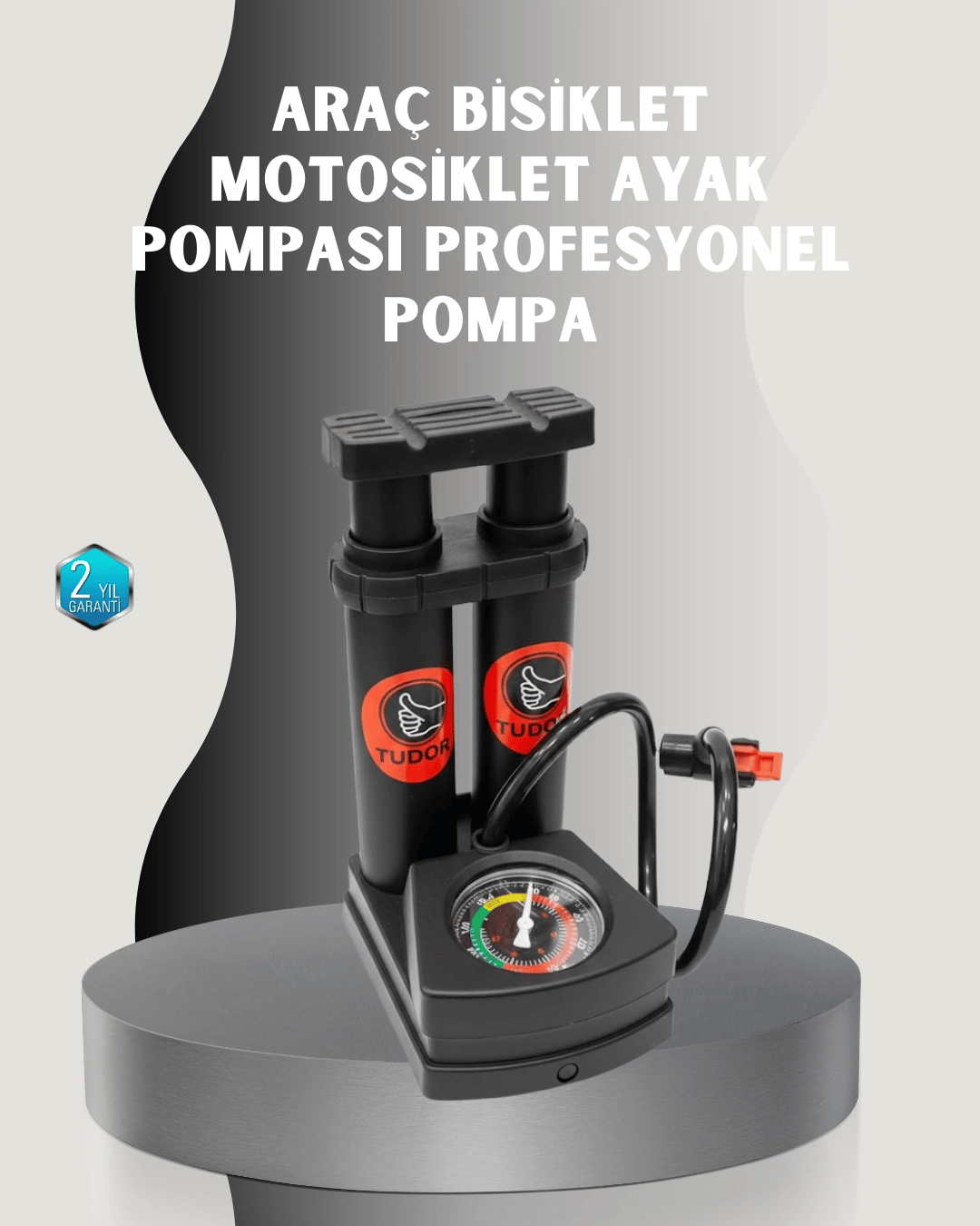 Ayak Basmalı Hava Pompası Şişme Ürünler ve Lastikler İçin