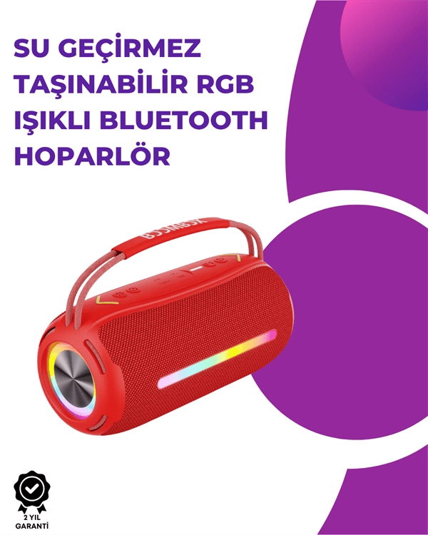 Bluetooth Kablosuz Hoparlör – Taşınabilir, Güçlü Ses