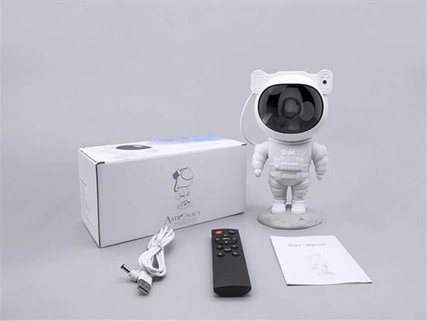 Çocuklara Özel Projeksiyon Astronot Lamba Speaker Sevimli