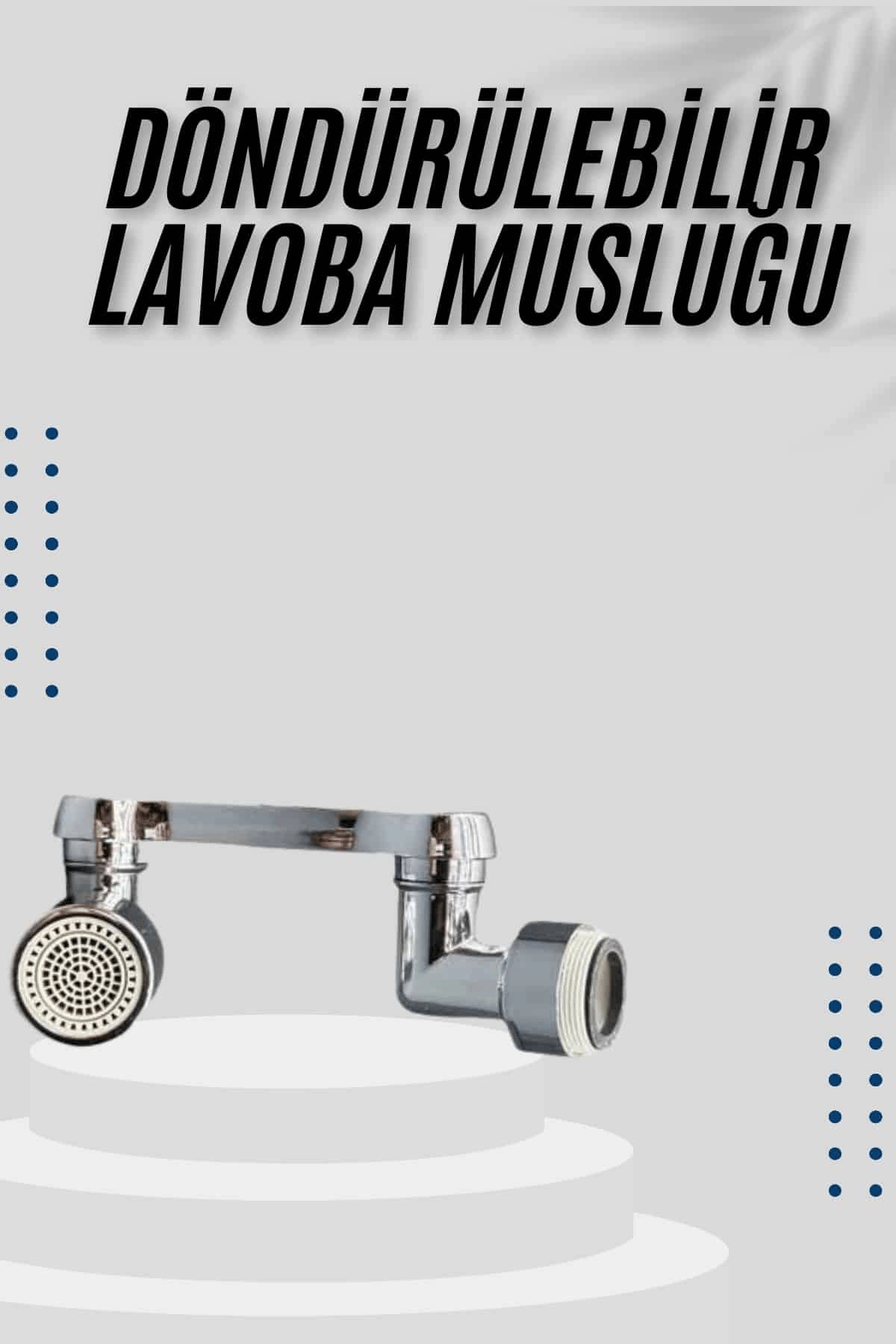 Dönebilen Musluk Başlığı Akrobat Mutfak Banyo Musluk Ucu Başlığı Oynar Başlıklı