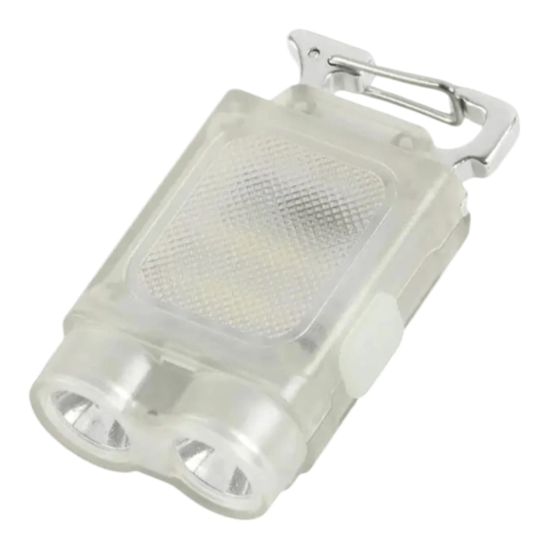 F.B.I V15 EDC El Feneri 1200LM Anahtarlık Işık Tip-C Şarj Edilebilir Taşınabilir Mini Torch Mıknatıs Klips Ile Kamp Cep Fener