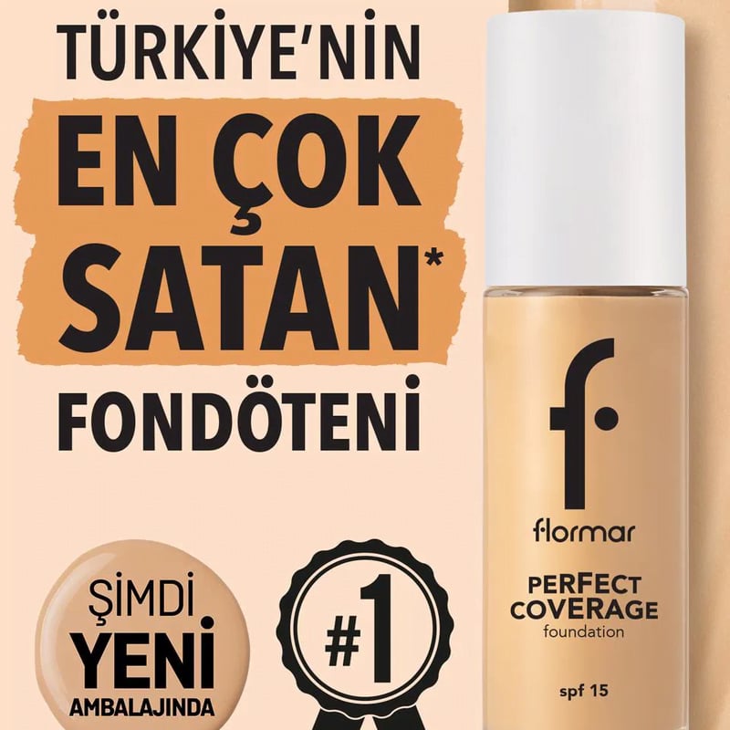 Flormar Fondoten spf15 30ml