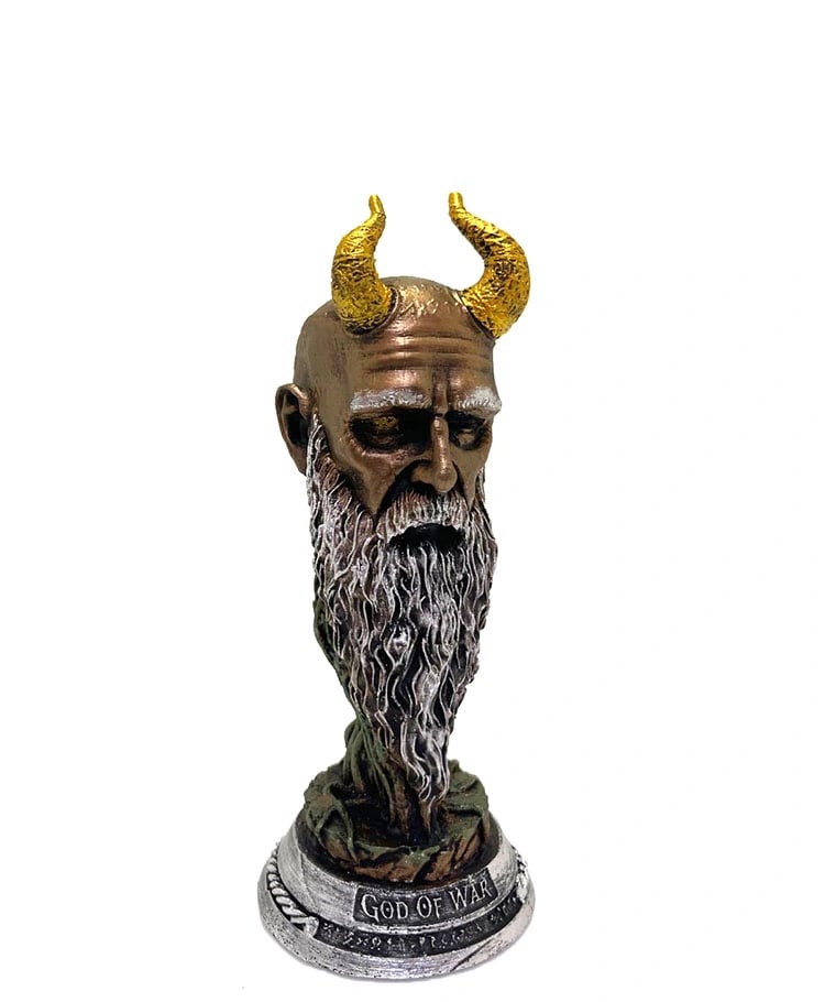 God Of War Polyester Figür Mimir