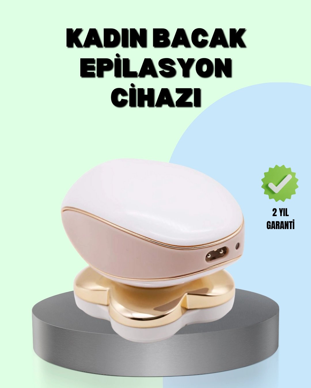 Hassas Ciltler İçin Ağrısız Vücut Tüy Temizleme Cihazı