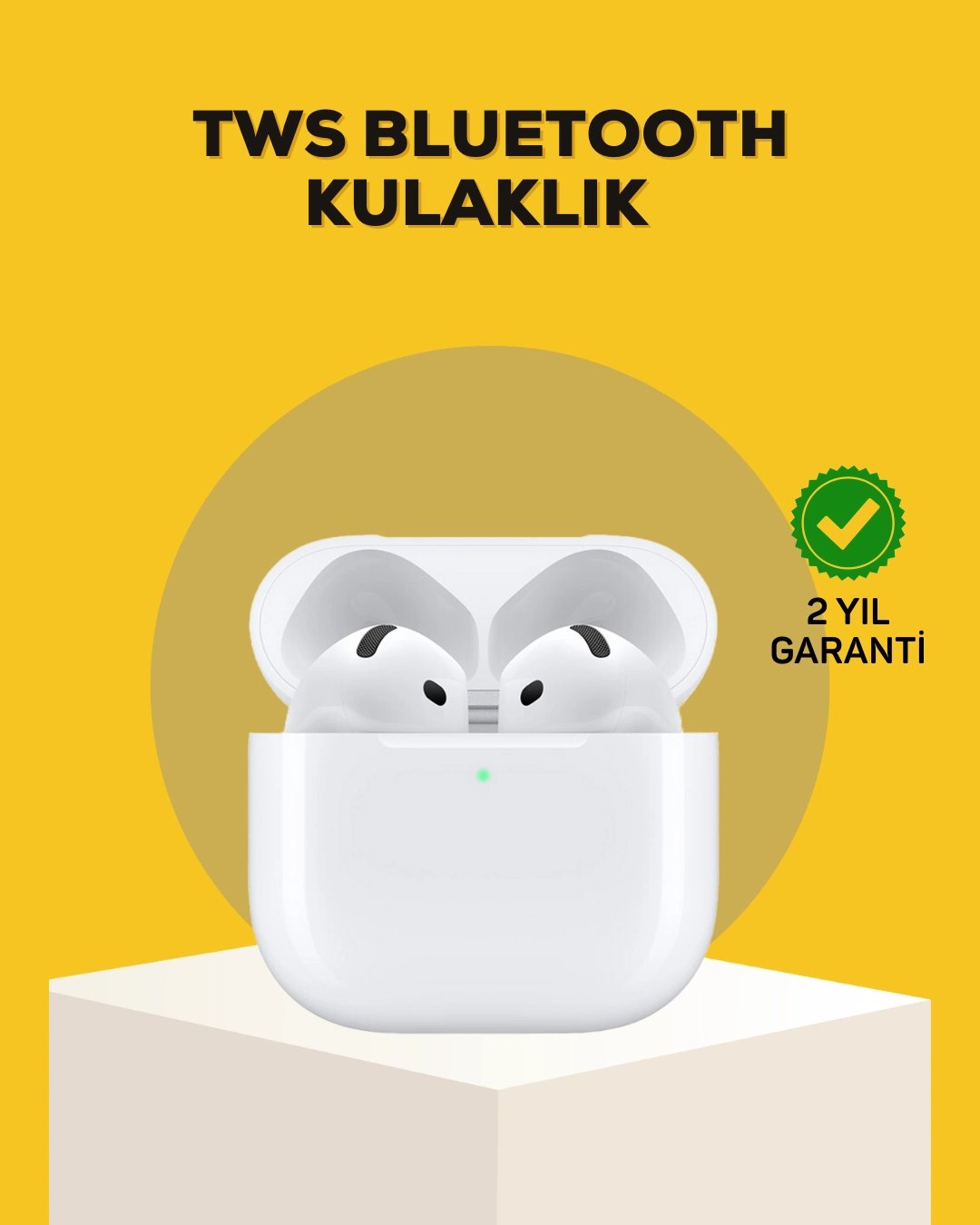iPhone Modelleriyle Uyumlu Bluetooth Kulaklık Gürültü Önleme Özellikli