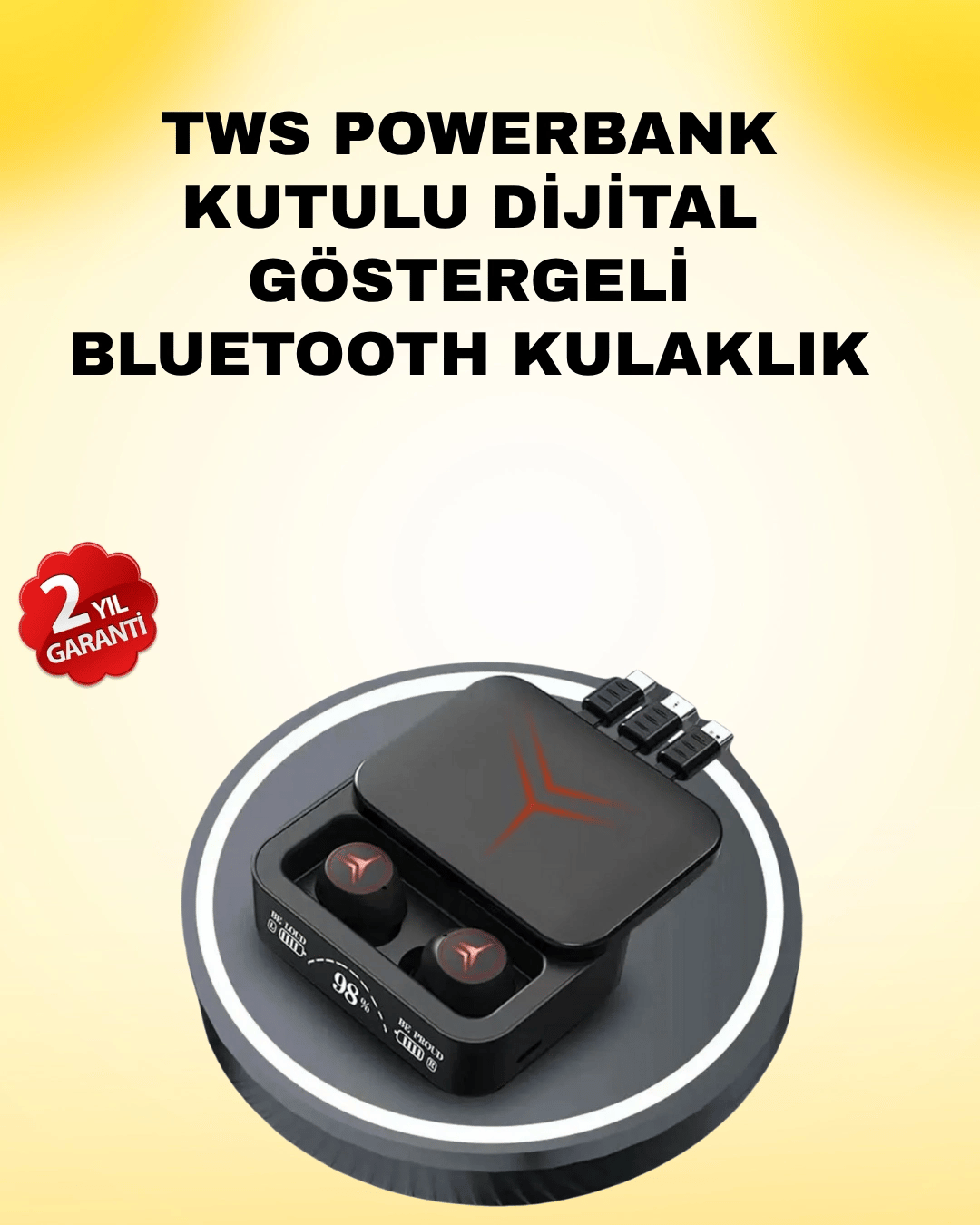 IPX6 Suya Dayanıklı Kablosuz Kulaklık – Hafif ve Taşınabilir Tasarım