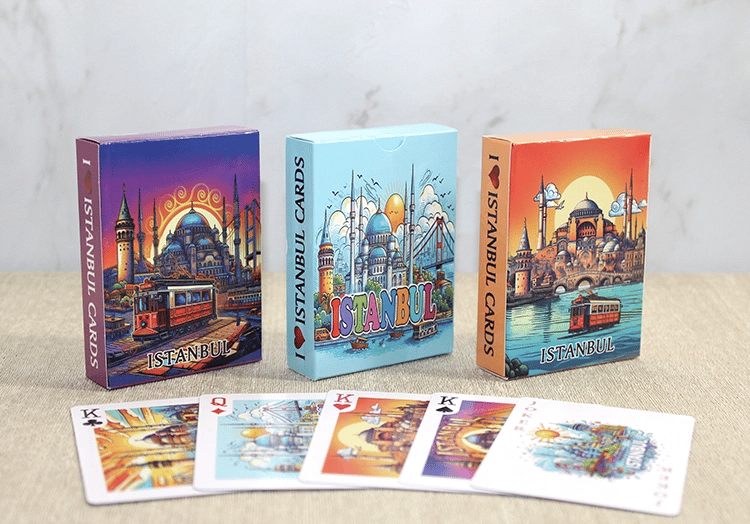 İstanbul Temalı İskambil Oyun Kartı