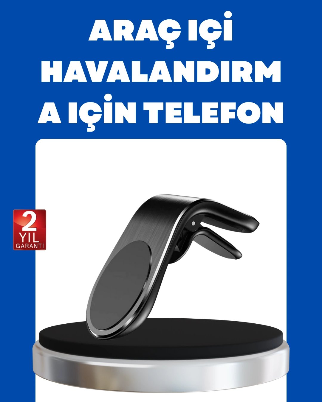Kalorifer Izgaralı Manyetik Telefon Tutucu – Sarsıntı Geçirmez