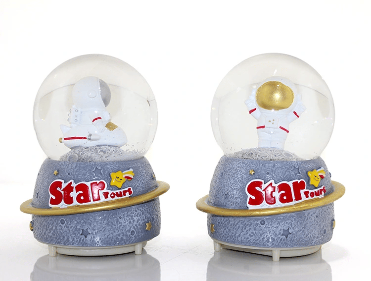 Kar Küresi Işıklı Müzikli 13 Cm