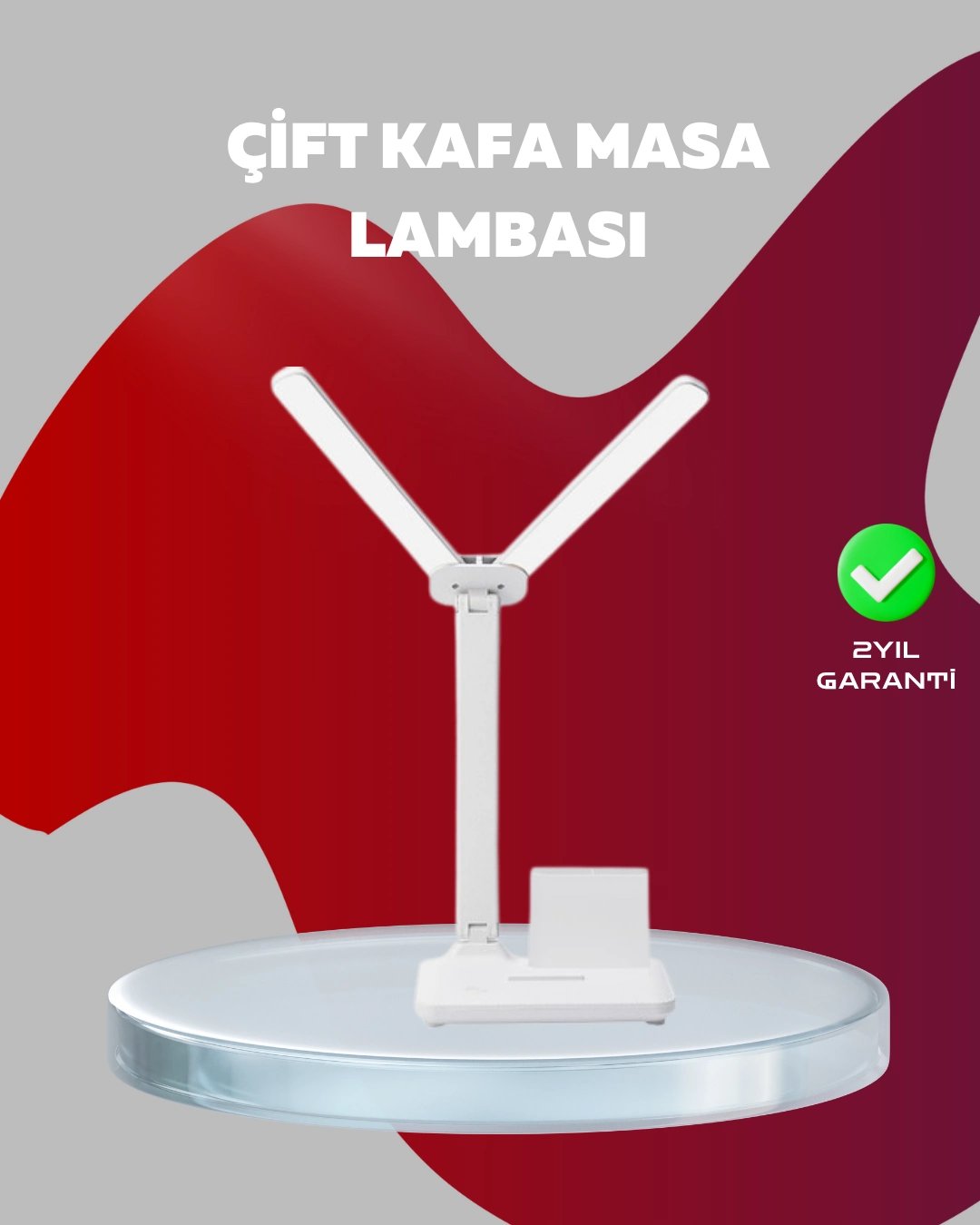 Kısılabilir LED Masa Lambası – Kalemlik, Telefon Standı ve Okuma Işığı Bir Arada