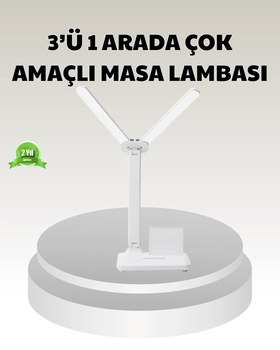 LED Işıklı Masa Lambası – Göz Yormayan, Kısılabilir ve Esnek Başlıklı