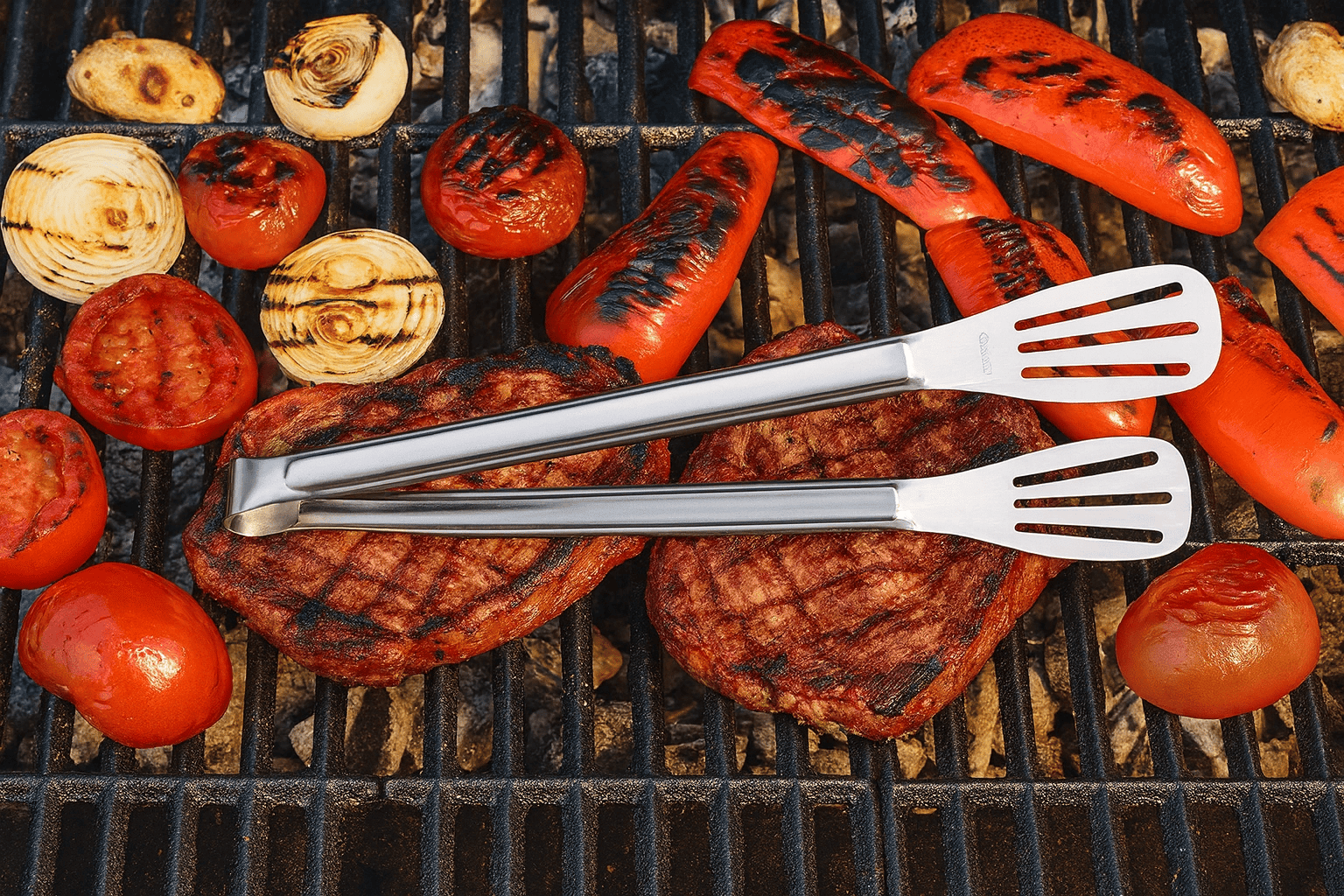 Maşa Paslanmaz Barbekü Maşası - 25 Cm Mutfak Ekmek Maşası