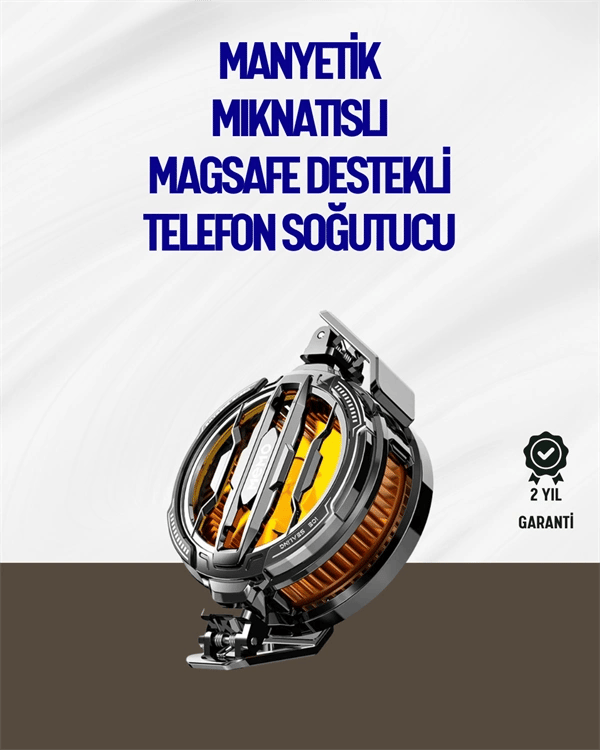 Mıknatıslı ve Aparatlı Montajlı Soğutucu Fan | Her Cihaza Uyumlu | LED Göstergeli
