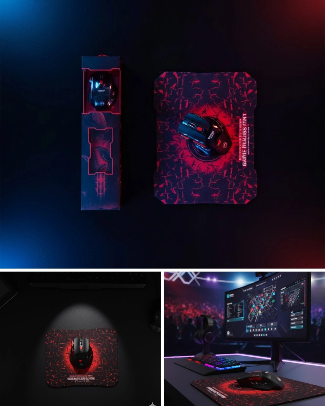 Mouse Seti RGB Aydınlatmalı 7 Fonksiyon Tuşlu Yüksek Performans