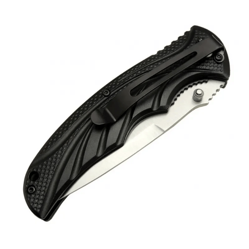 Mtech Handsome 451 Gri Kamp Çakı 21cm - Yarı Otomatik, Kemerlikli