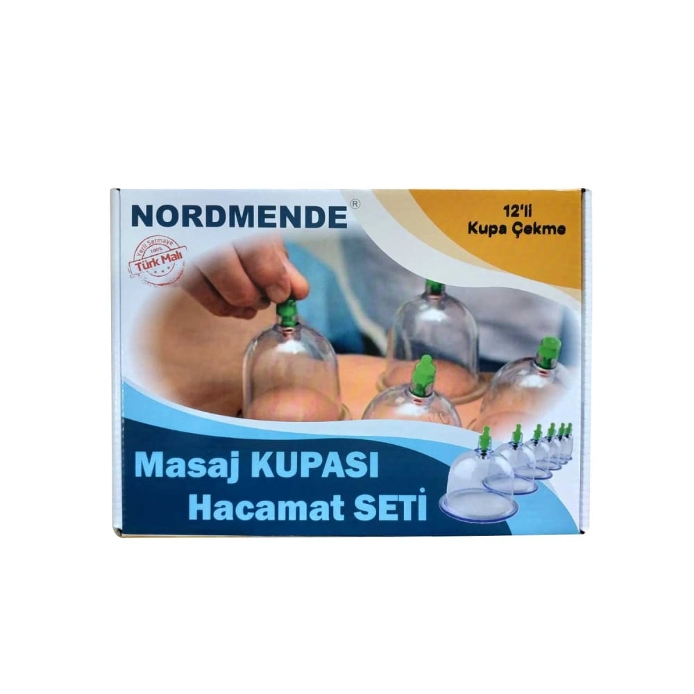 Nais 12'Li hacamat masaj kupa seti