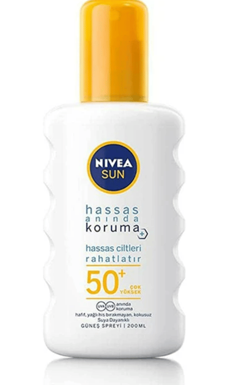 Nivea Sun Hassas Spf 50+ Güneş Koruyucu 200 ml