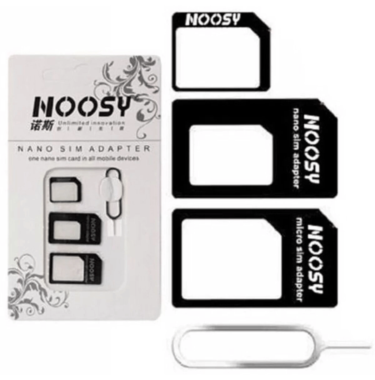Noosy Çoklu Sim Kart Aparatı ve İğnesi