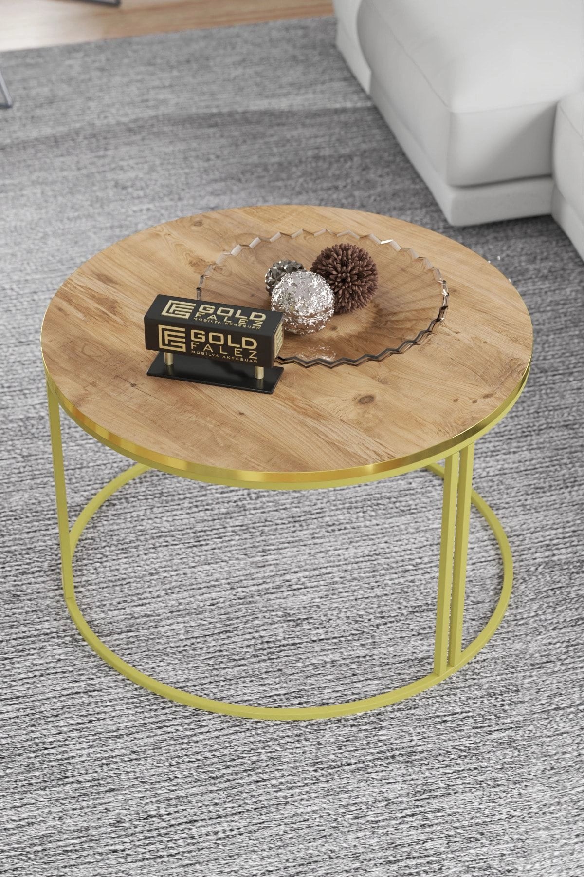 Orta Sehpa Tekli Special Lüx Gold Ceviz