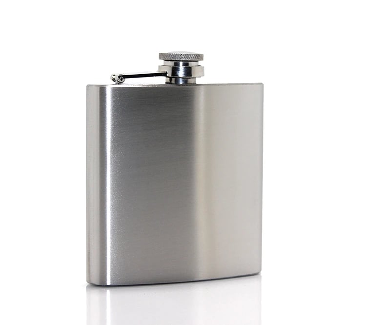 Paslanmaz Çelik 5 Oz Tekli Matara Model 2