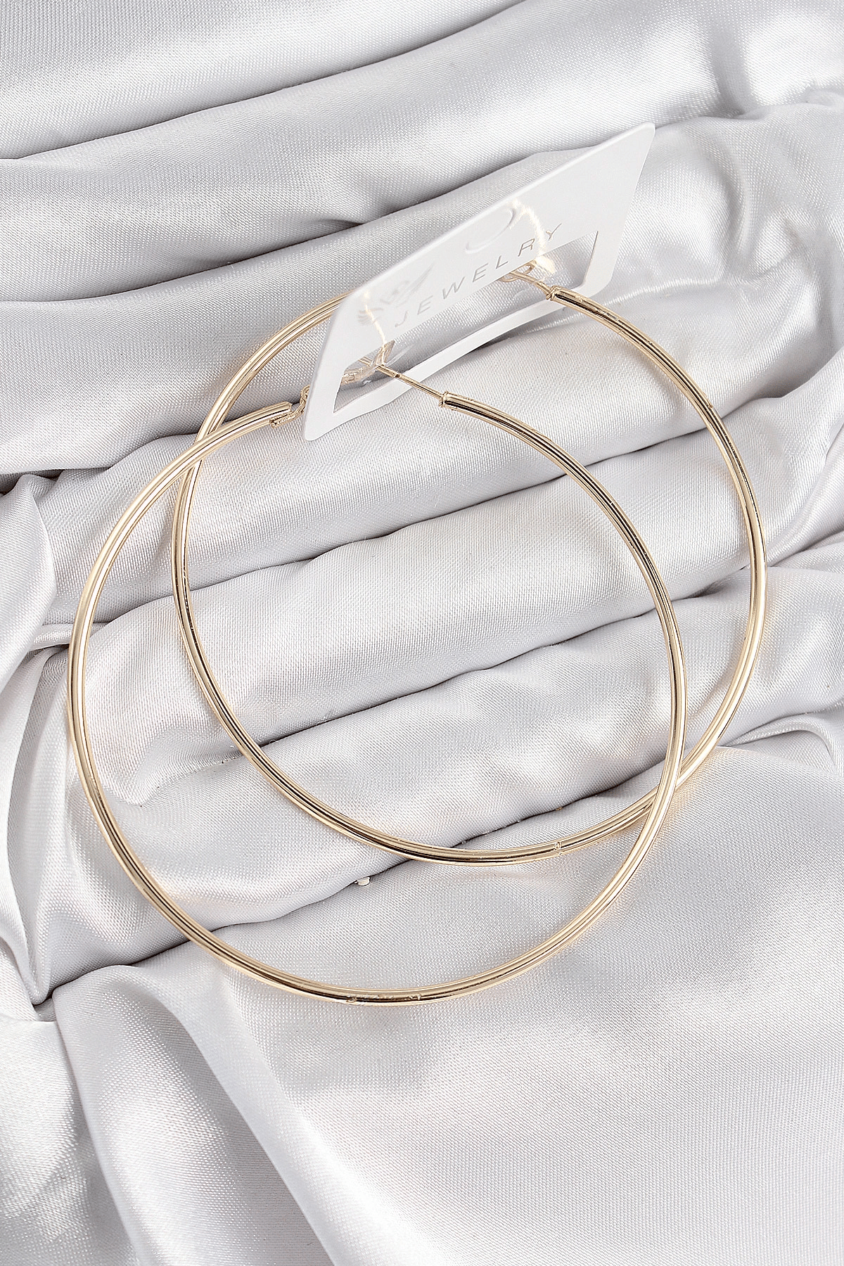 Pirinç Halka Model Gold Renk Kadın Küpe
