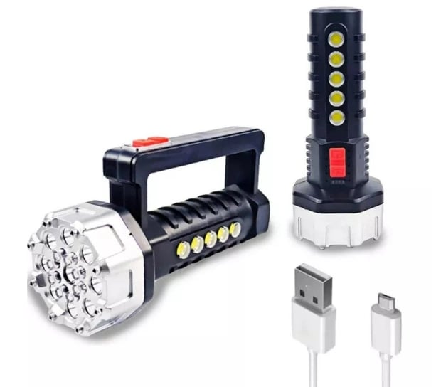 Polizei P-17 17+5 COB LEDLİ IŞILDAK FENER