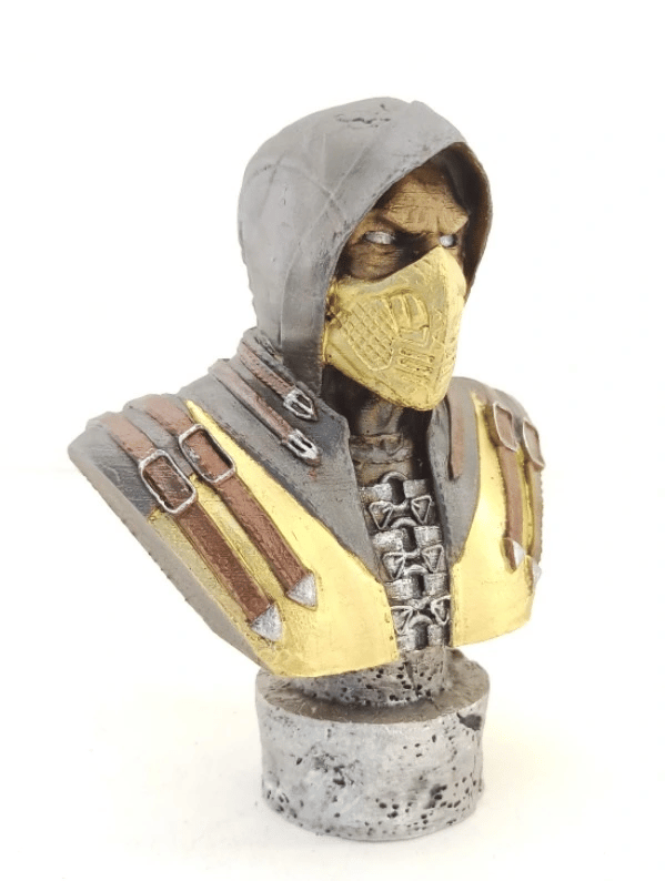 Polyester Scorpion Büst Küçük Boy