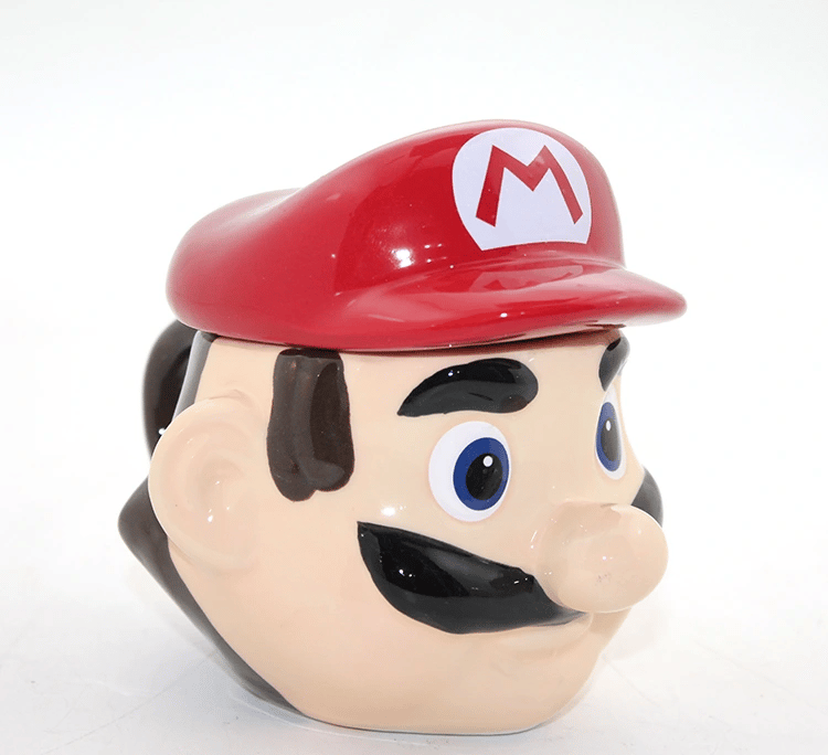Porselen Süper Mario Kupa Bardak