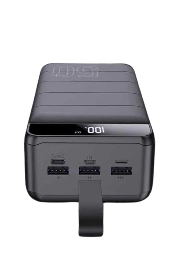 Powerbank Çoklu Şarj Girişi 50.000 Mah Taşınabilir Dijital Göstergeli