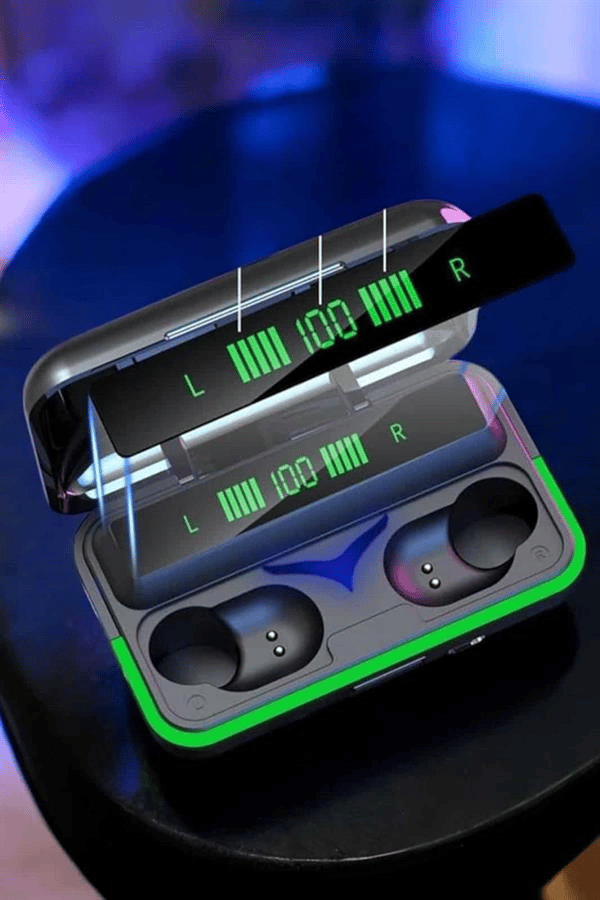 Powerbank Özellikli Kablosuz Bluetooth Kulaklık RGB Işıklı