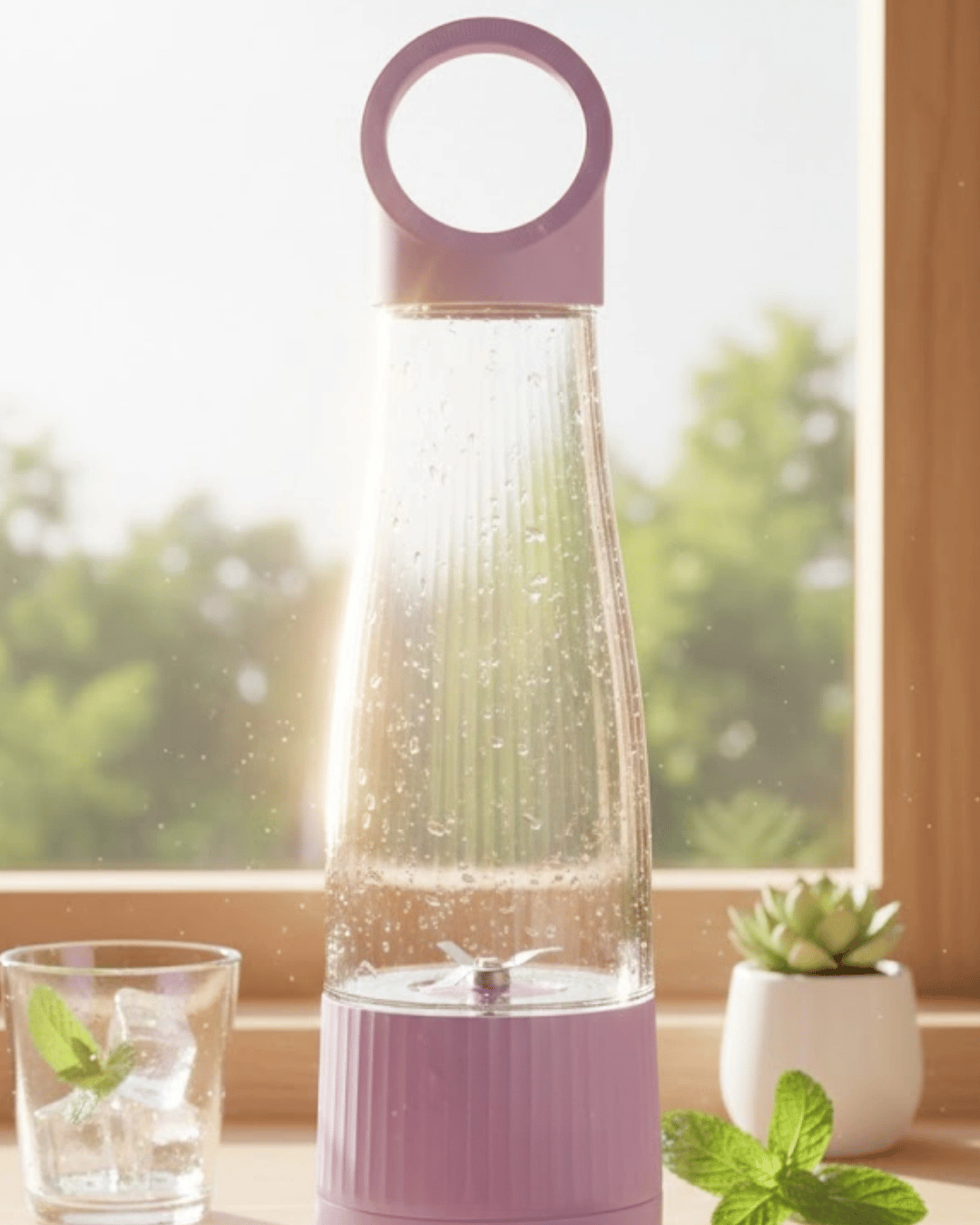 Pratik Kullanımlı USB Şarjlı Meyve ve Smoothie Blender