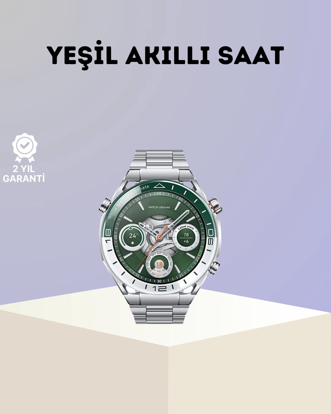 Premium Amoled Akıllı Saat GPS Harita Desteği Bluetooth Arama Sağlık Takipli