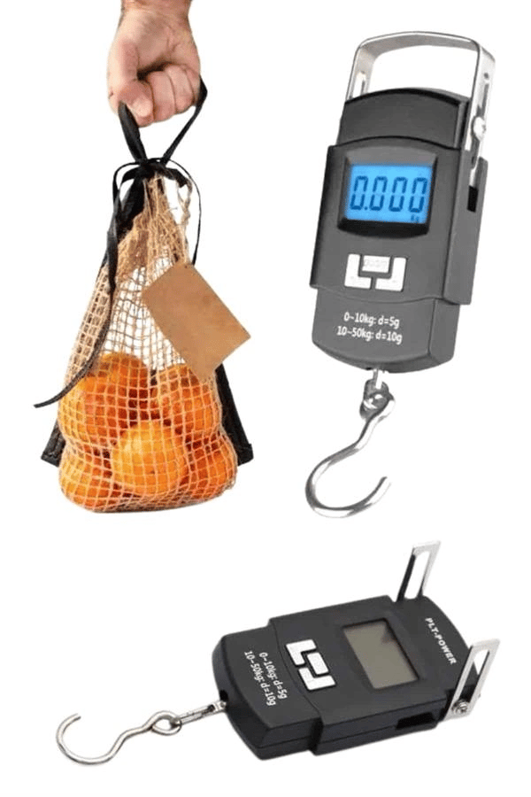 Profesyonel El Terazisi El Kantarı 50 Kg Dijital Göstergeli Tartı