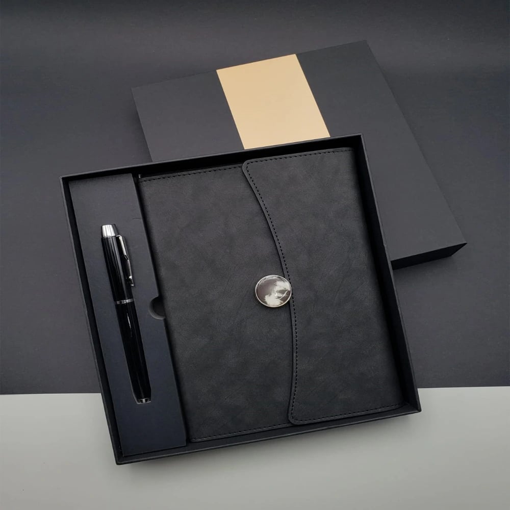 Promosyon Defter Kalem Seti Siyah Renk