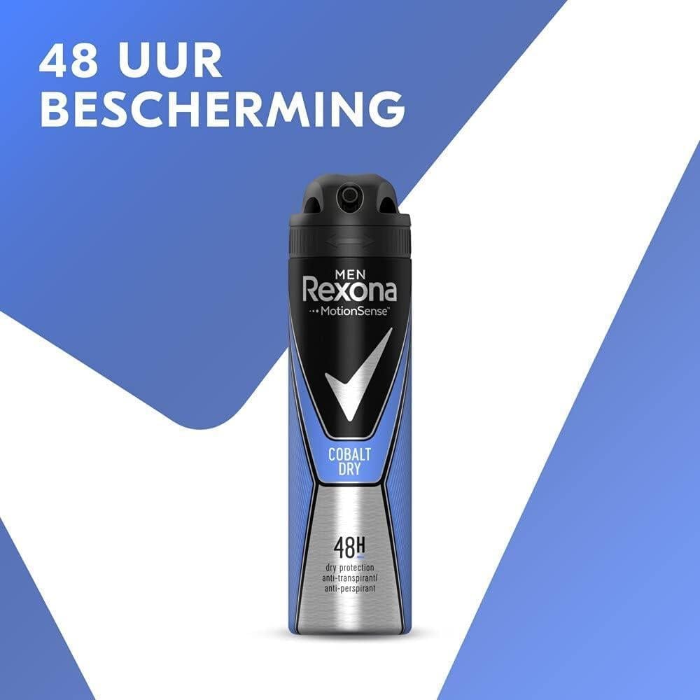 REXONA Men MotionSense Cobalt Dry 48h Anti-PERSPIRANT 150 ml