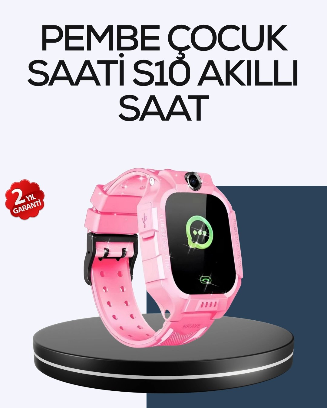 S10 Akıllı Çocuk Saati Çift Yönlü Konuşma ve SOS Fonksiyonu