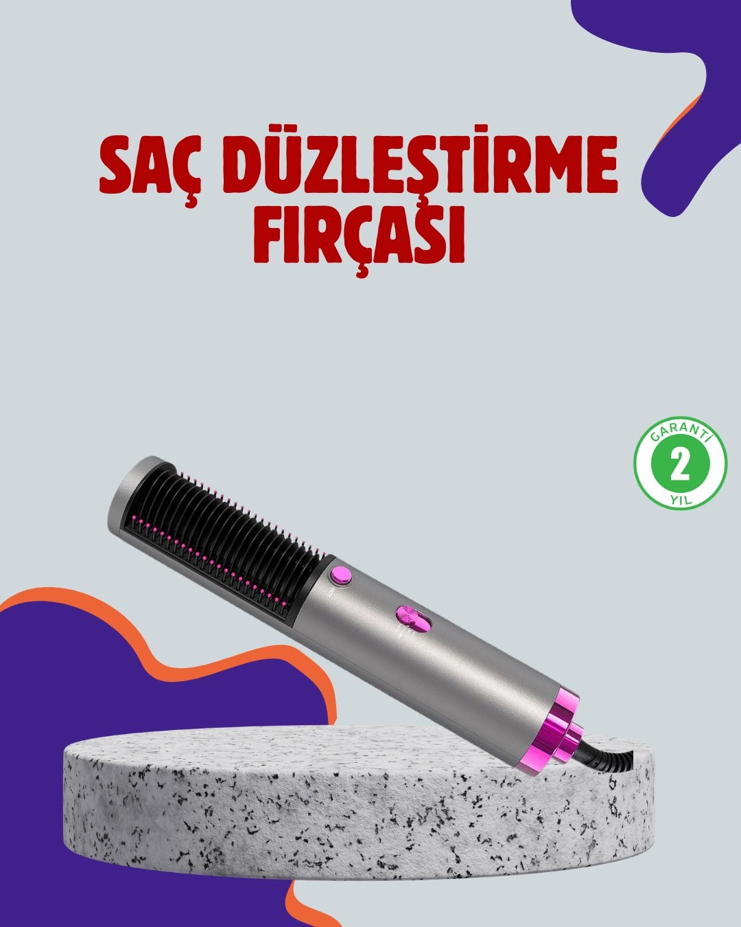 Salon Kalitesinde Saç Bakımı Sunan Şekillendirici Fırça