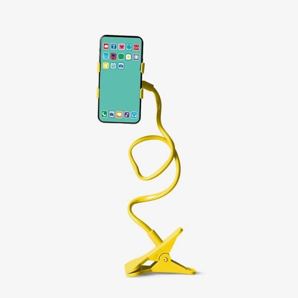 Sarı Renk Akrobat Telefon Tutucu Oynar Başlıklı