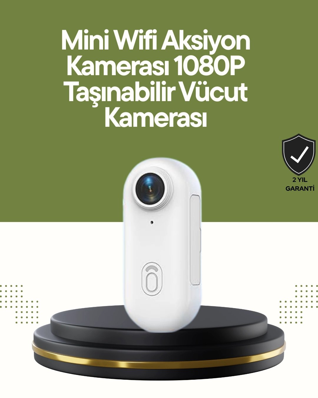Şarj Edilebilir Uzun Ömürlü Mini Spor Kamera Full HD