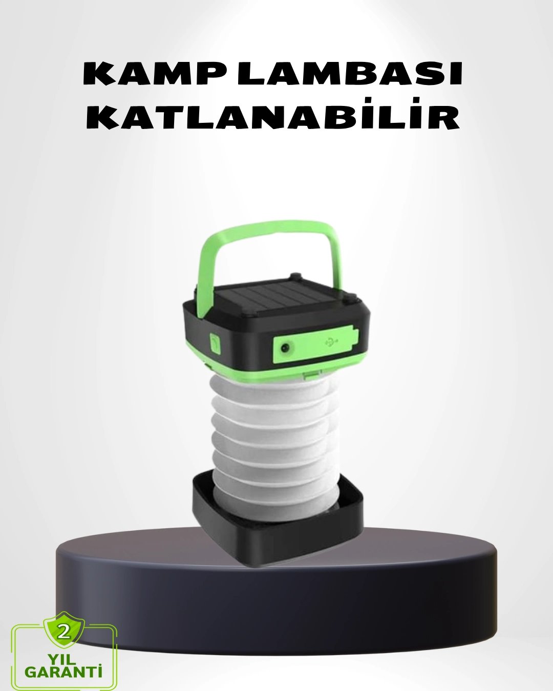 Şarjlı LED Lamba – Dokunmatik Sensörlü, 3 Kademeli Parlaklık